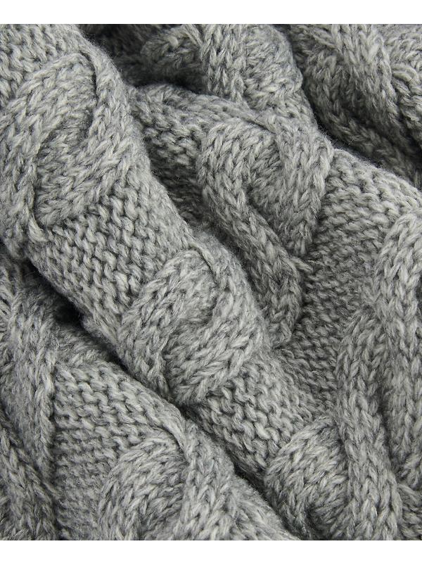 Barbour Men's Jesmond Beanie and Scarf Gift Set - Mid Grey Image 9