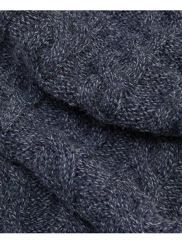 Barbour Men's Jesmond Beanie and Scarf Gift Set - Navy Image 10