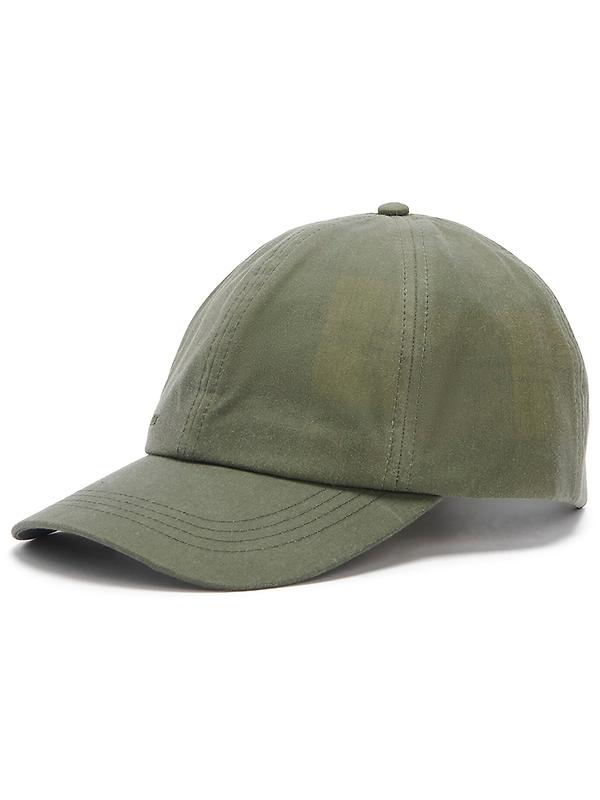 Barbour Men's Wax Sports Cap - Light Moss Image 1