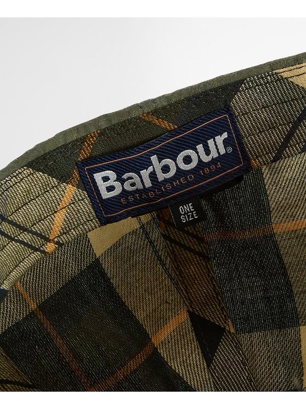 Barbour Men's Wax Sports Cap - Light Moss Image 4