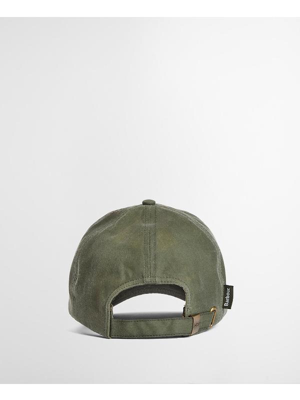 Barbour Men's Wax Sports Cap - Light Moss Image 3