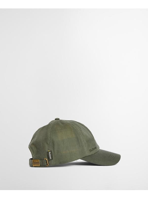 Barbour Men's Wax Sports Cap - Light Moss Image 5
