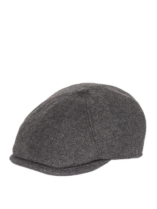 Product image of Barbour Men's Claymore Baker Boy Hat - Charcoal Grey