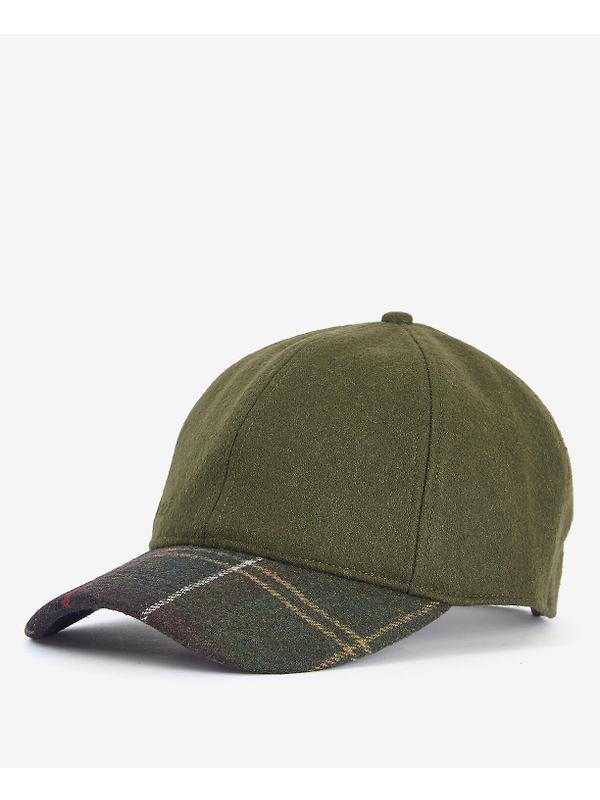 Barbour Men's Roker Cap - Forest Green/Classic Image 2