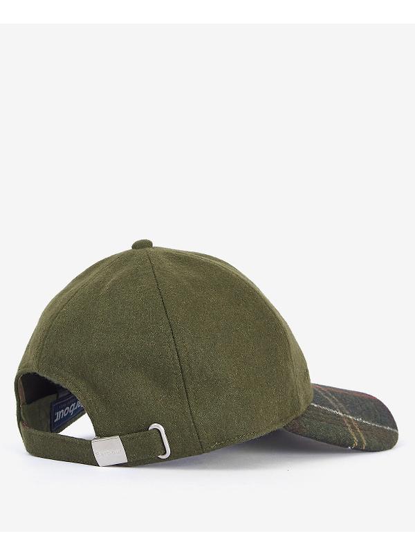 Barbour Men's Roker Cap - Forest Green/Classic Image 5