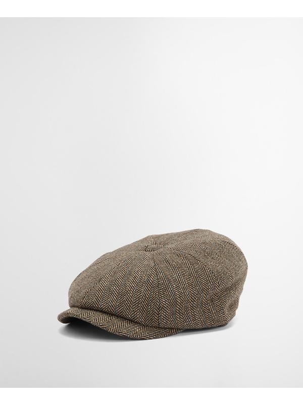 Barbour Men's Fyne Tweed Baker Boy Cap - Brown Image 2