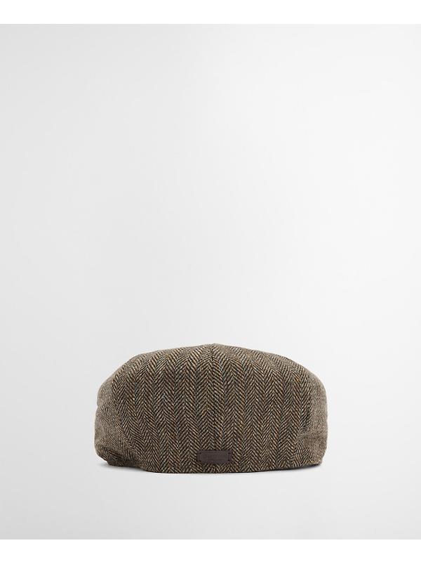 Barbour Men's Fyne Tweed Baker Boy Cap - Brown Image 4