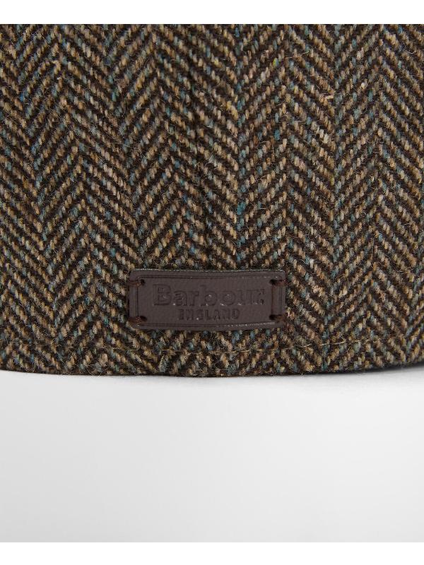 Barbour Men's Fyne Tweed Baker Boy Cap - Brown Image 7