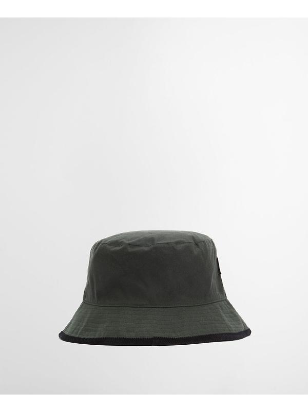 Barbour Men's Field Wax Bucket Hat - Sage Image 4