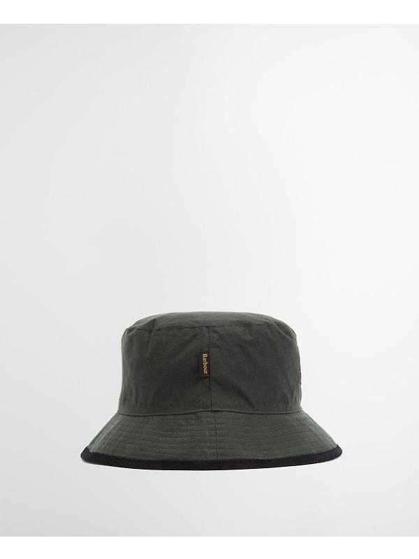 Barbour Men's Field Wax Bucket Hat - Sage Image 5