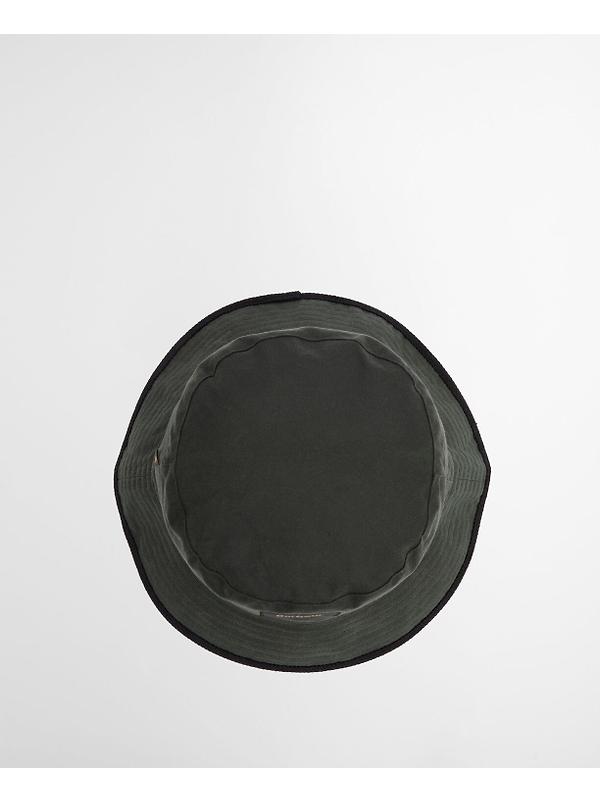 Barbour Men's Field Wax Bucket Hat - Sage Image 7