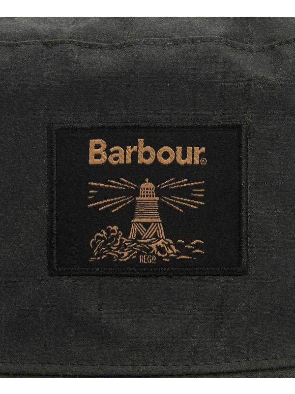 Barbour Men's Field Wax Bucket Hat - Sage Image 8