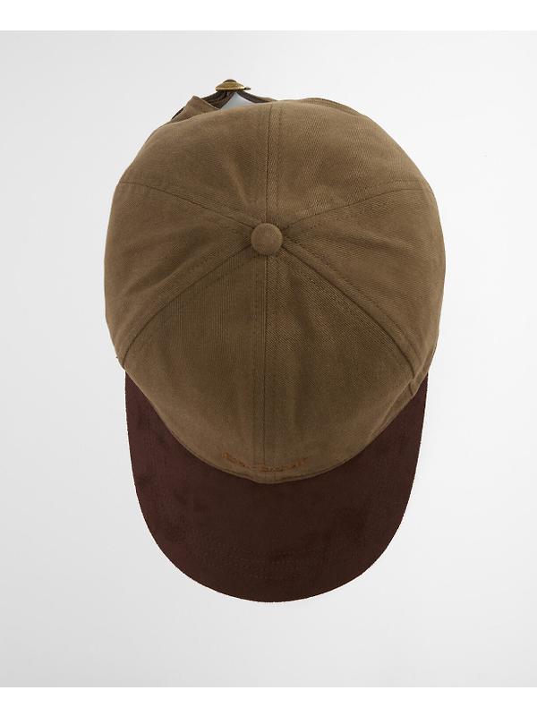 Barbour Men's Langdale Cap - Olive/Brown Image 6