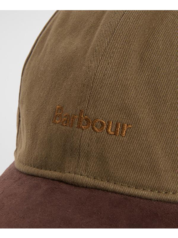 Barbour Men's Langdale Cap - Olive/Brown Image 7