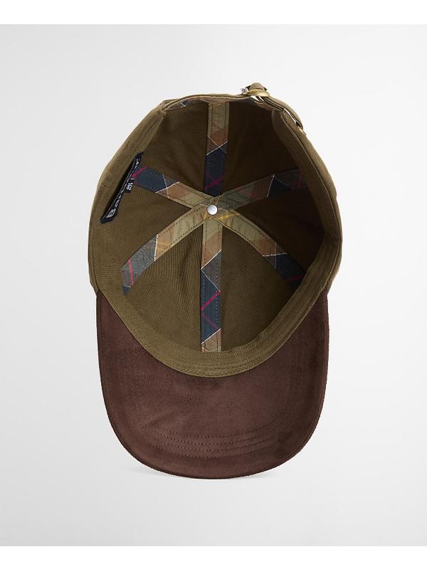 Barbour Men's Langdale Cap - Olive/Brown Image 9