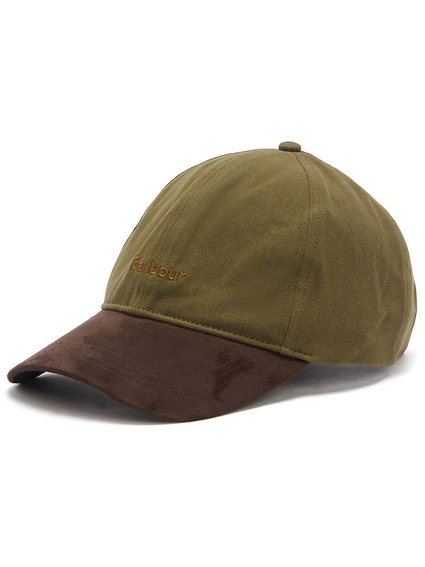 Barbour Men's Langdale Cap - Olive/Brown Image 1