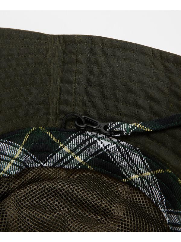 Barbour Men's Spectator 6 Panel Bucket Hat - Green Image 10