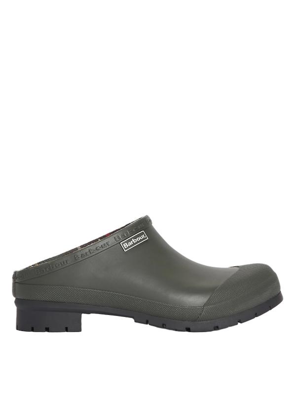 Barbour Men's Quinn Clogs - Olive Product Image