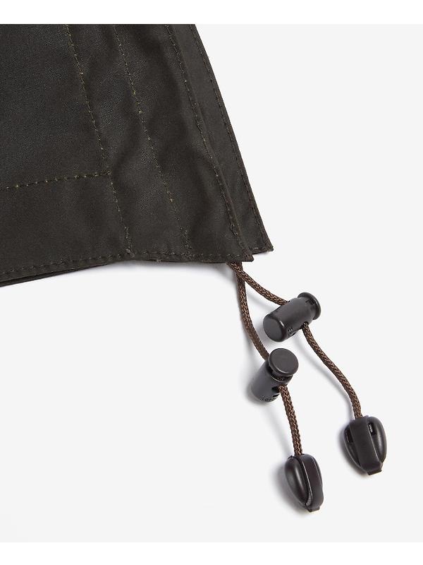 Barbour Classic Sylkoil Hood - Tartan Lining - Olive Image 6