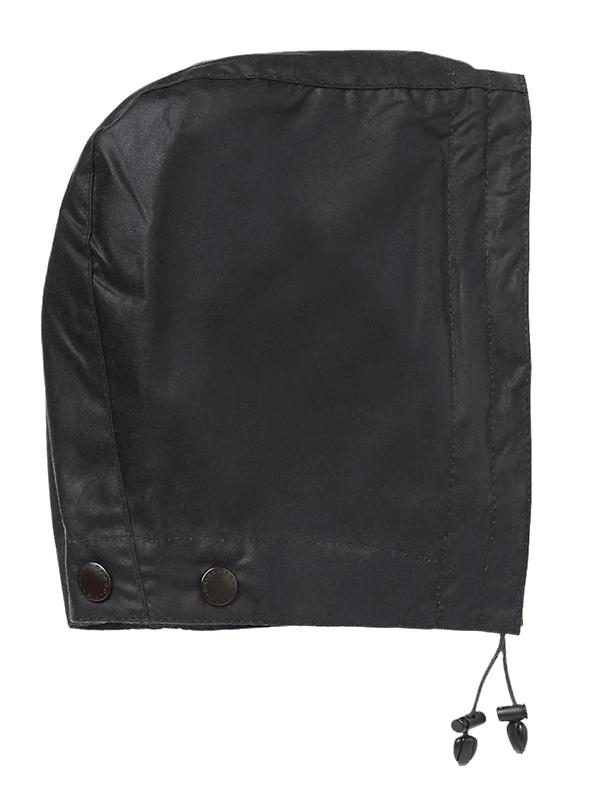 Product image of Barbour Wax Cotton Hood - Tartan Lining - Black