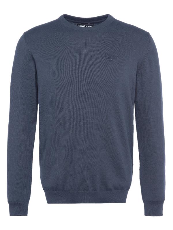 Product image of Barbour Men's Pima Crew Neck Jumper - Navy