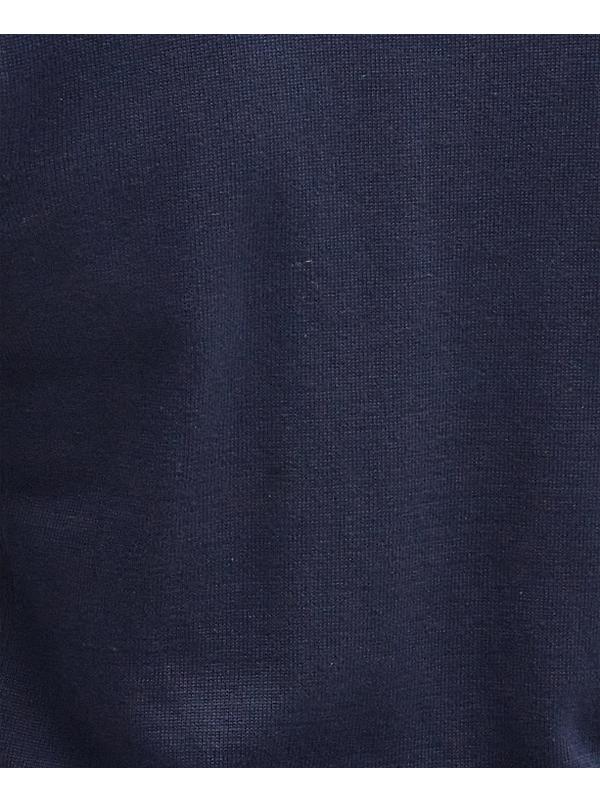 Barbour Men's Cotton Half Zip Jumper - Navy Image 6