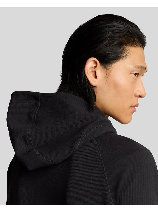 Lyle & Scott Men's Diagonal Interlock Zip Through Hoodie - Lacquer Image 6