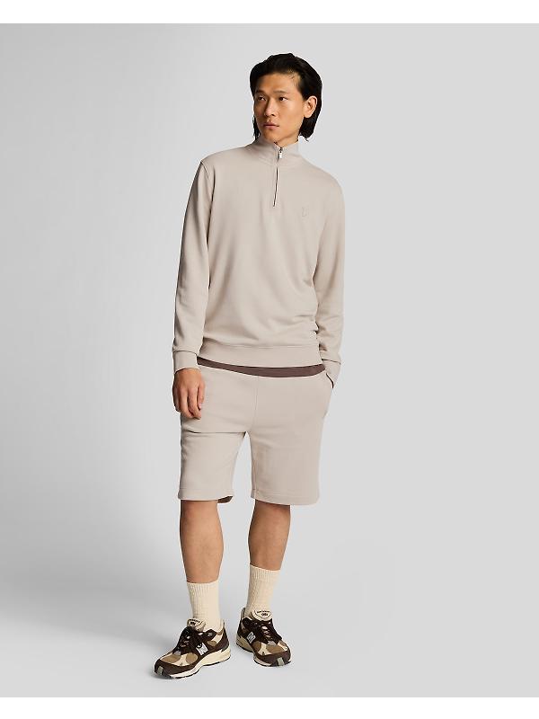 Lyle & Scott Men's Superfine Quarter Zip Sweatshirt - Cove Image 3