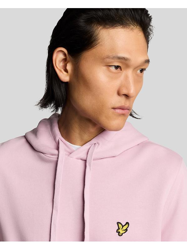 Lyle & Scott Men's Pullover Hoodie - Pink Light Image 4
