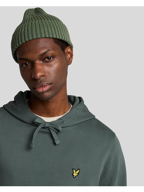 Lyle & Scott Men's Pullover Hoodie - Green Mercurial Image 5