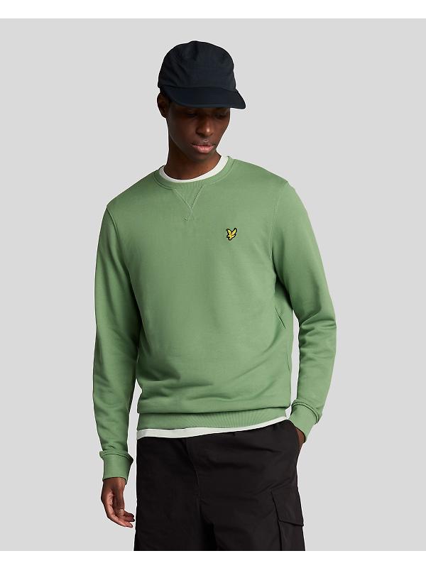 Lyle & Scott Men's Crew Neck Sweatshirt - Smoke Green Image 2