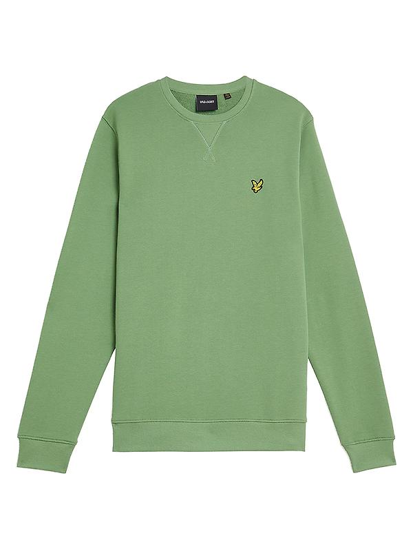 Lyle & Scott Men's Crew Neck Sweatshirt - Smoke Green Product Image