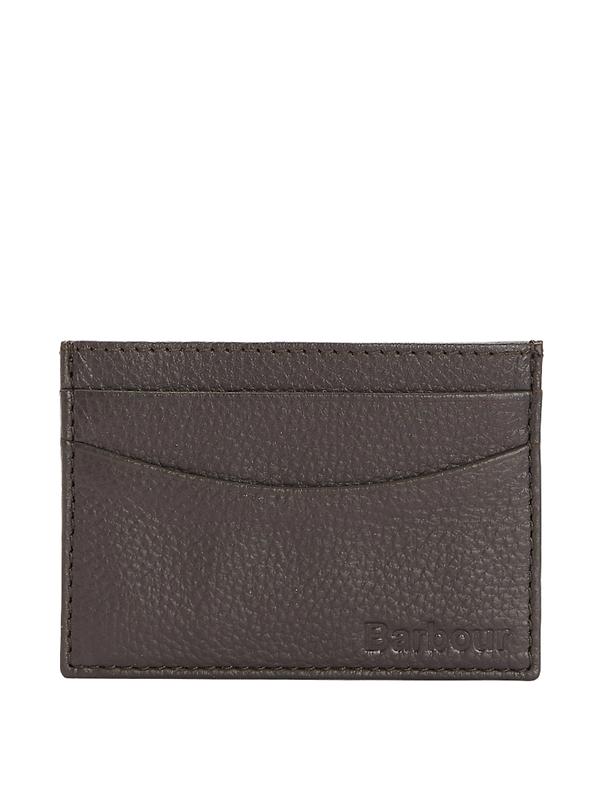 Product image of Barbour Men's Amble Leather Card Holder - Dark Brown
