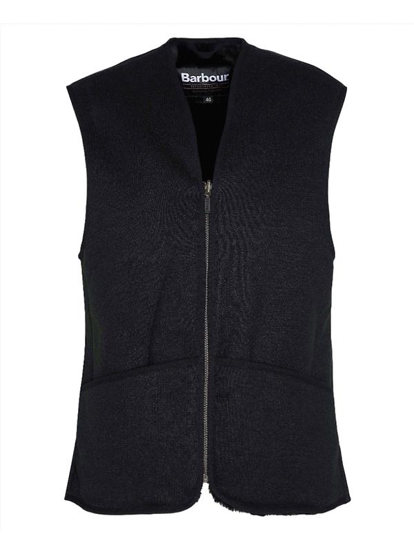 Barbour Men's Warm Pile Zip Liner - Black Image 1