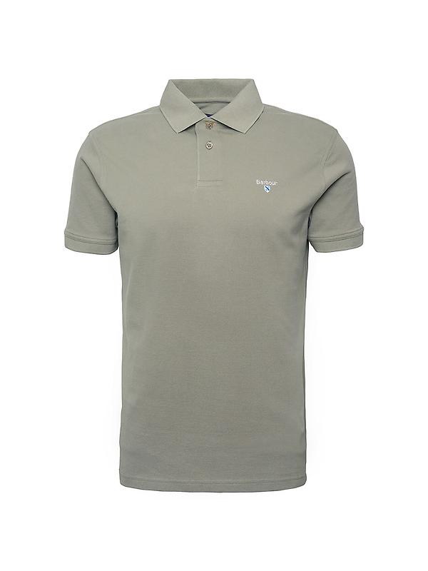 Barbour Men's Sports Short-Sleeved Polo Shirt - Dusty Green Product Image