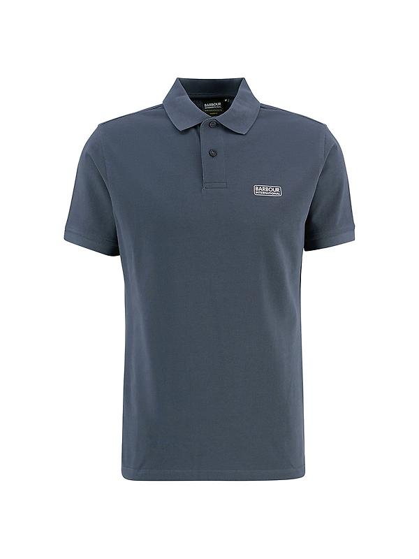 Barbour International Men's Essential Polo Shirt - Storm Grey Product Image