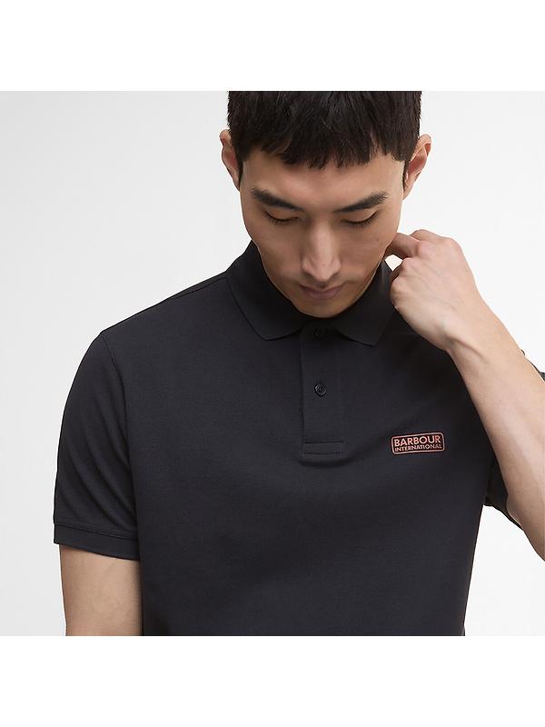 Barbour International Men's Essential Polo Shirt - Dark Navy Image 5