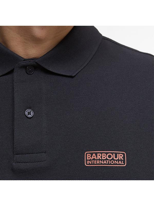 Barbour International Men's Essential Polo Shirt - Dark Navy Image 6