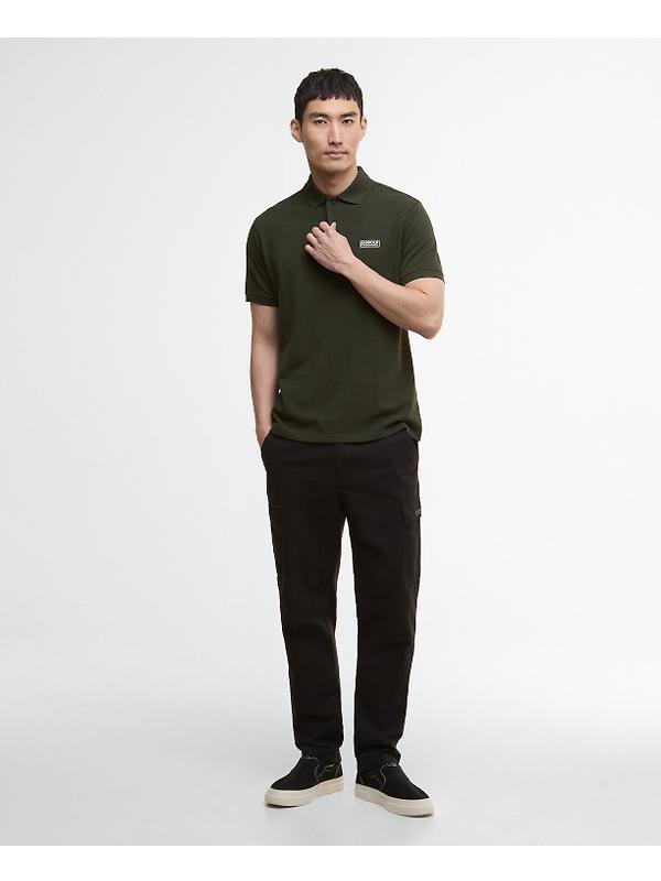 Barbour International Men's Essential Polo Shirt - Sage Image 3
