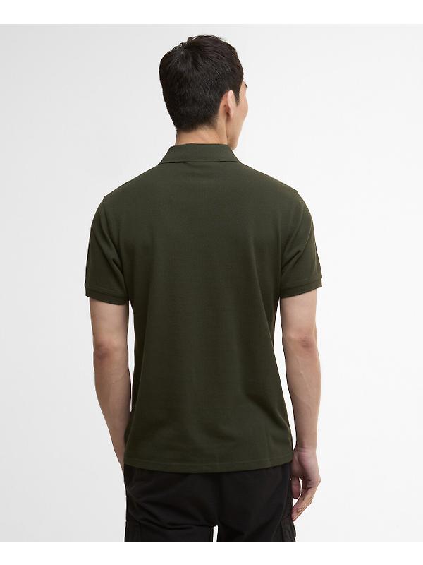 Barbour International Men's Essential Polo Shirt - Sage Image 4