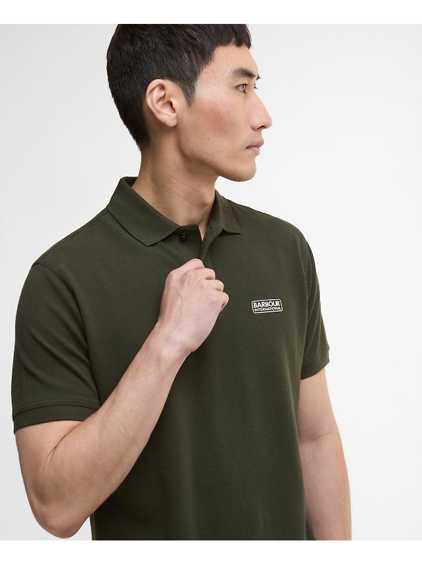Barbour International Men's Essential Polo Shirt - Sage Image 5