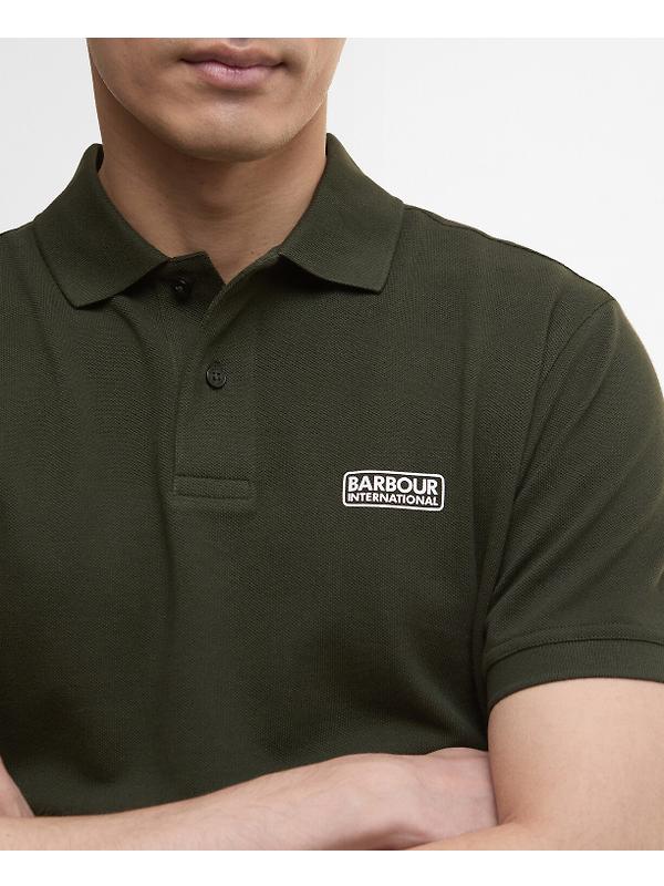 Barbour International Men's Essential Polo Shirt - Sage Image 6