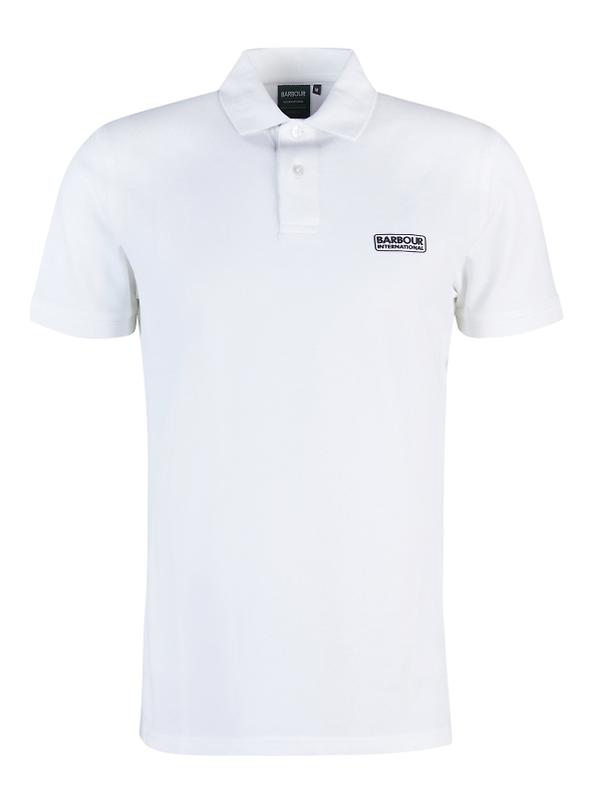 Product image of Barbour International Men's Essential Polo Shirt - White