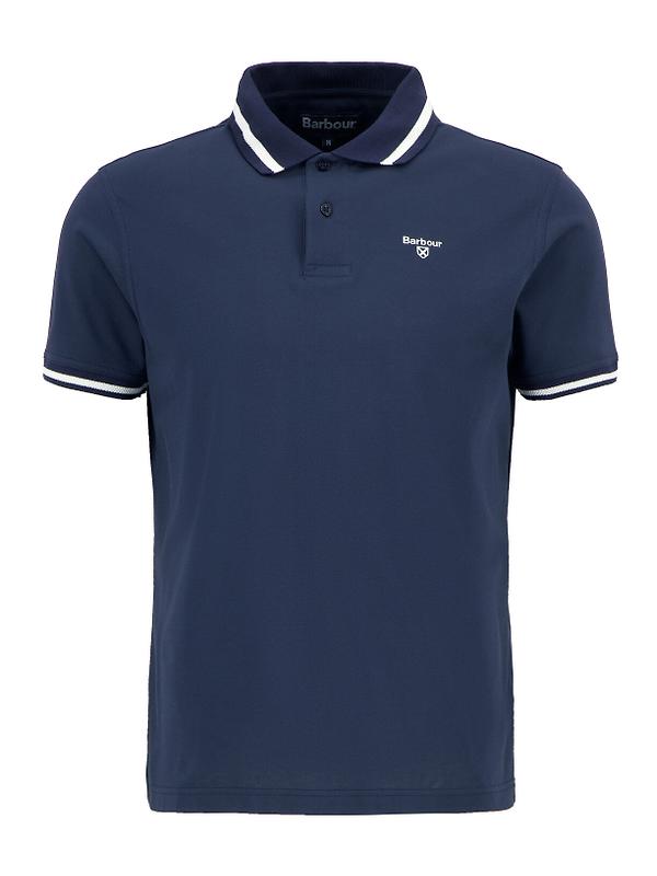 Barbour Men's Ferrybridge Lightweight Polo Shirt - Classic Navy Image 1
