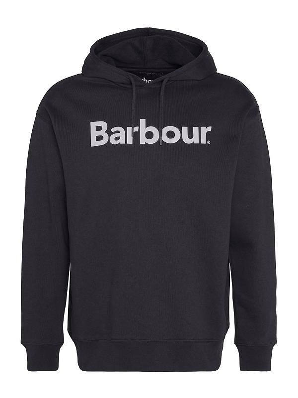 Barbour Men's Brushed Nicholas Oversized Hoodie - Black Product Image