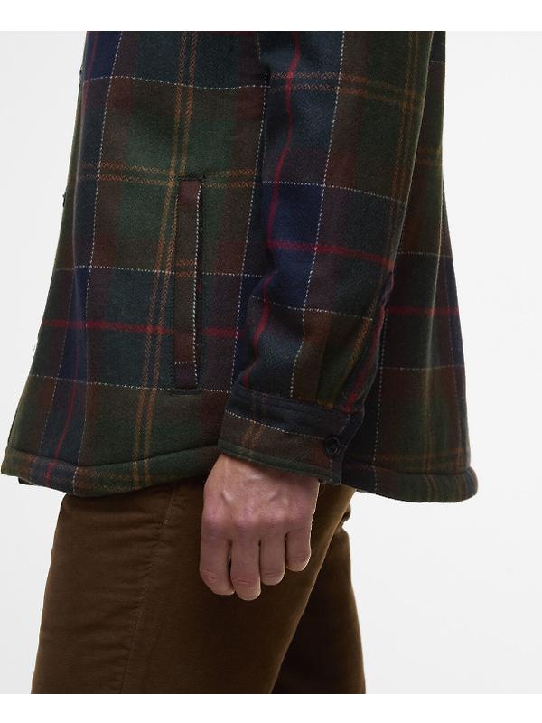 Barbour Men's Willberry Regular Brushed Check Overshirt - Classic Tartan Image 6