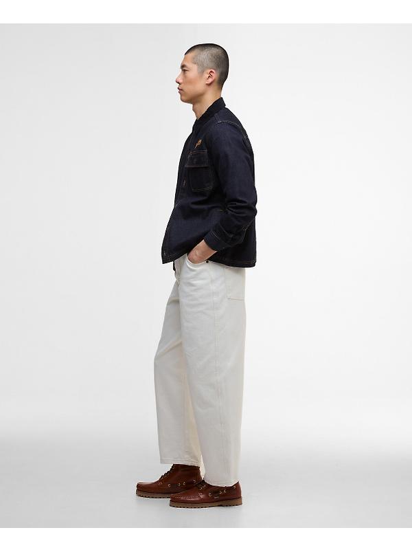 Barbour International Men's Pitstop Denim Overshirt - Raw Image 3