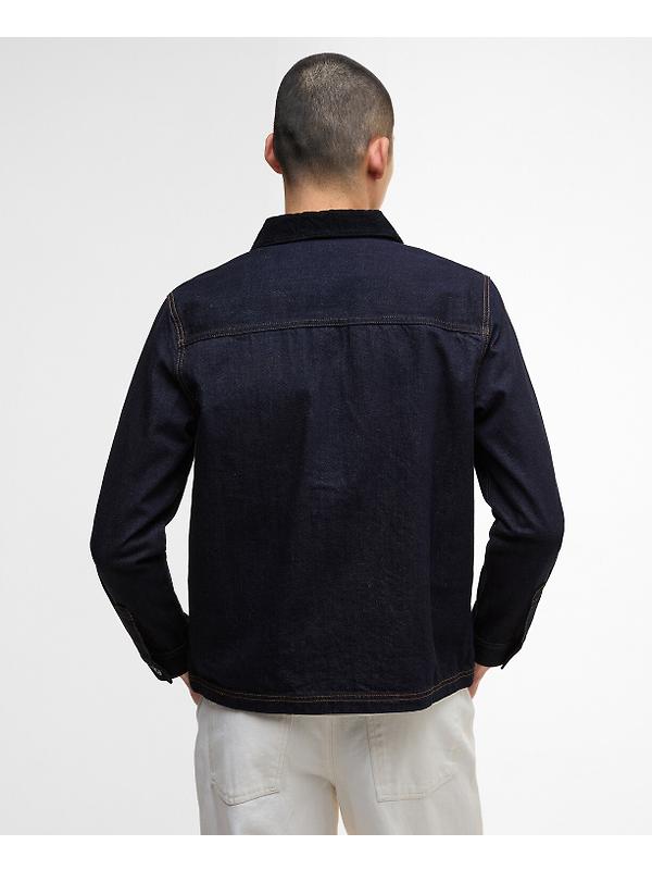 Barbour International Men's Pitstop Denim Overshirt - Raw Image 4