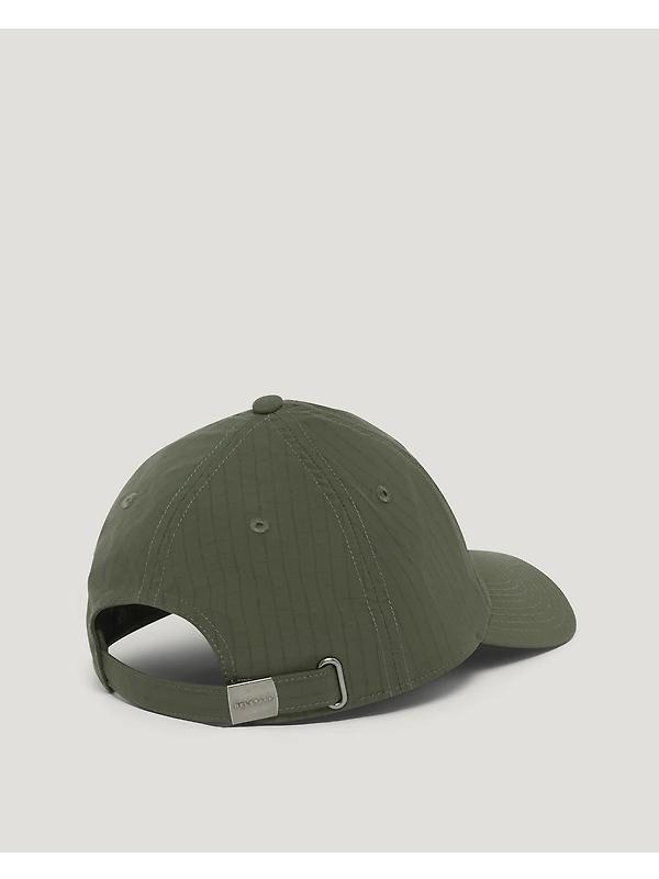 Belstaff Compact Ripstop Mountain Logo Cap - Faded Olive Image 4