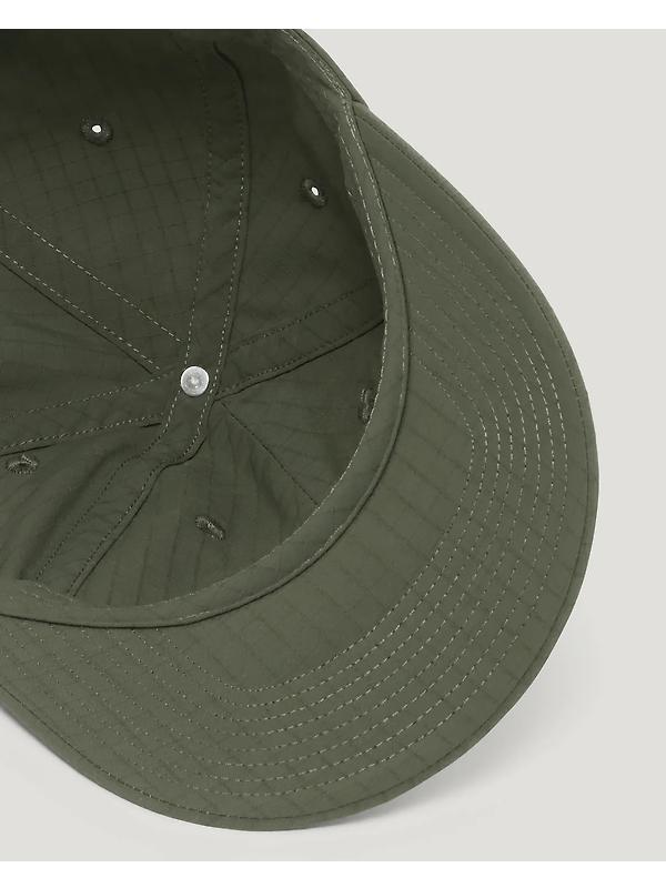 Belstaff Compact Ripstop Mountain Logo Cap - Faded Olive Image 5